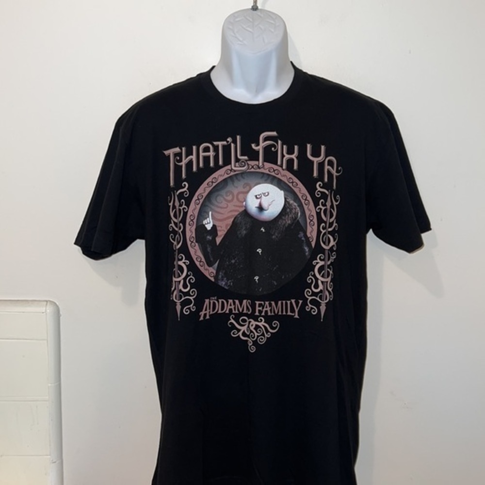 Unisex The Adams Family/Uncle Fester “That’ll Fix Ya” Graphic Tee - Picture 3 of 10